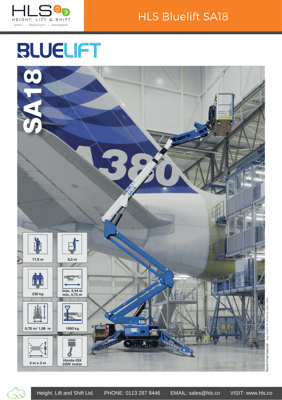 Ruthmann Bluelift SA22 Specification sheet download