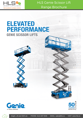 Genie scissor lift range brochure