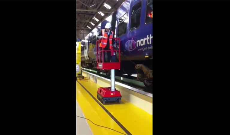 Bravi Leonardo in train depot - Video