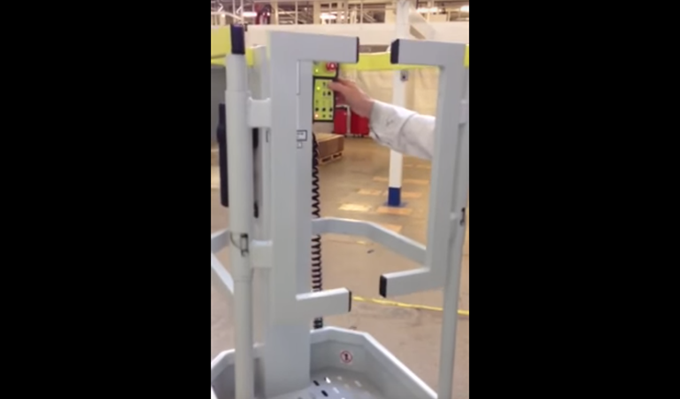 Hugo lift platform interlock technology - video