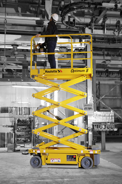 Haulotte Optimum 8 small electric scissor lift