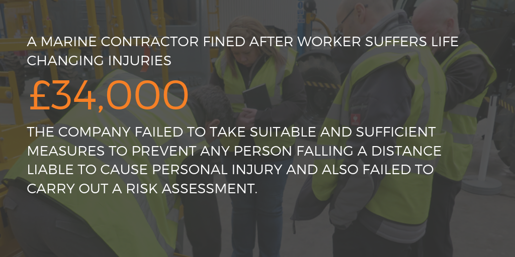 Marine contractor fined after worker suffers life changing injuries