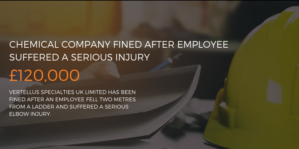 CHEMICAL COMPANY FINED AFTER EMPLOYEE SUFFERED A SERIOUS INJURY