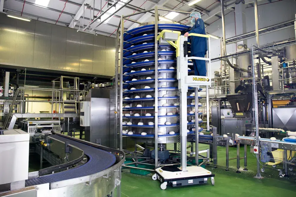 HLS Hugo Lift support food manufacturing machinery servicing 