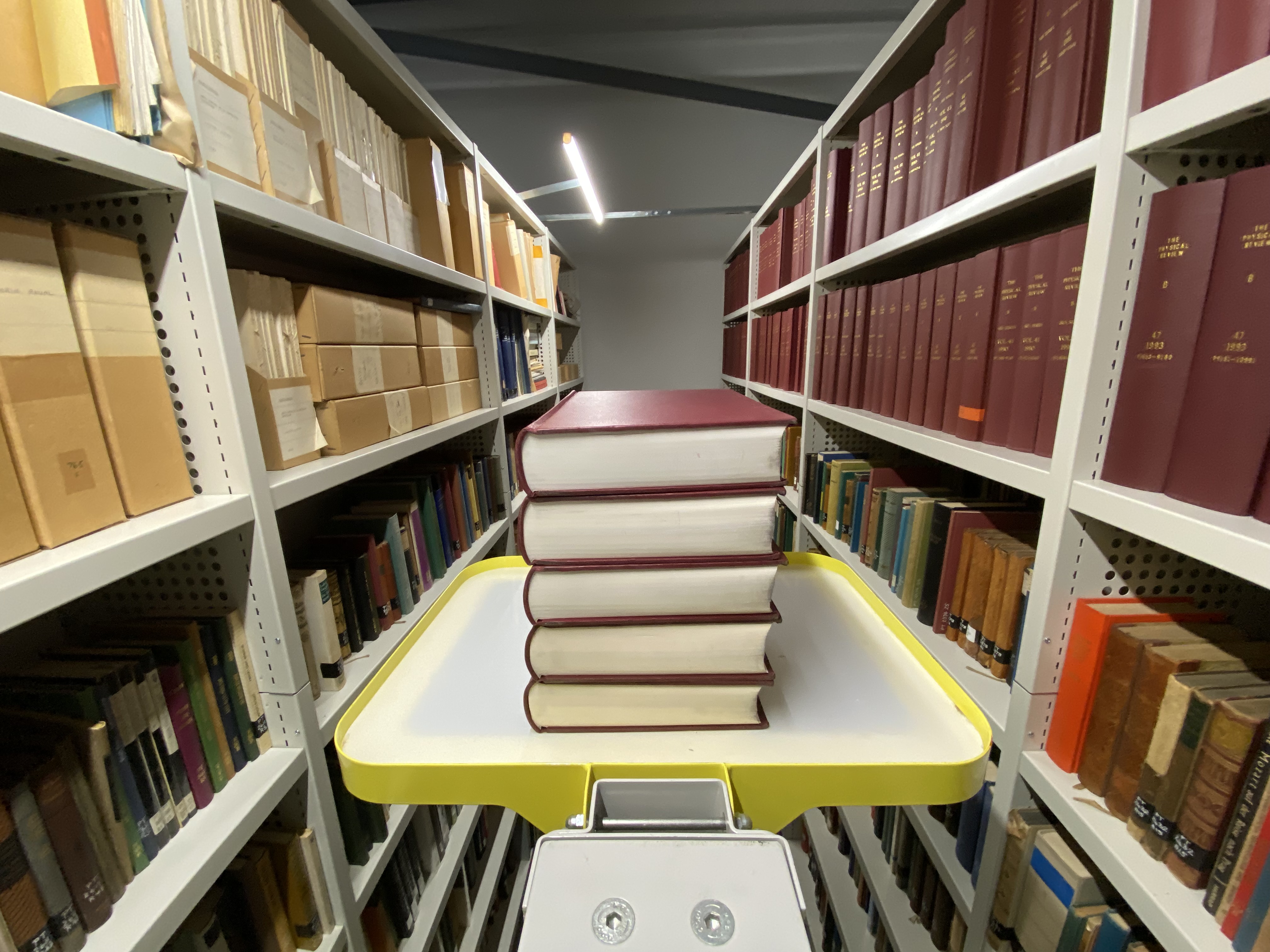 Hugo Lift in a Library Archive