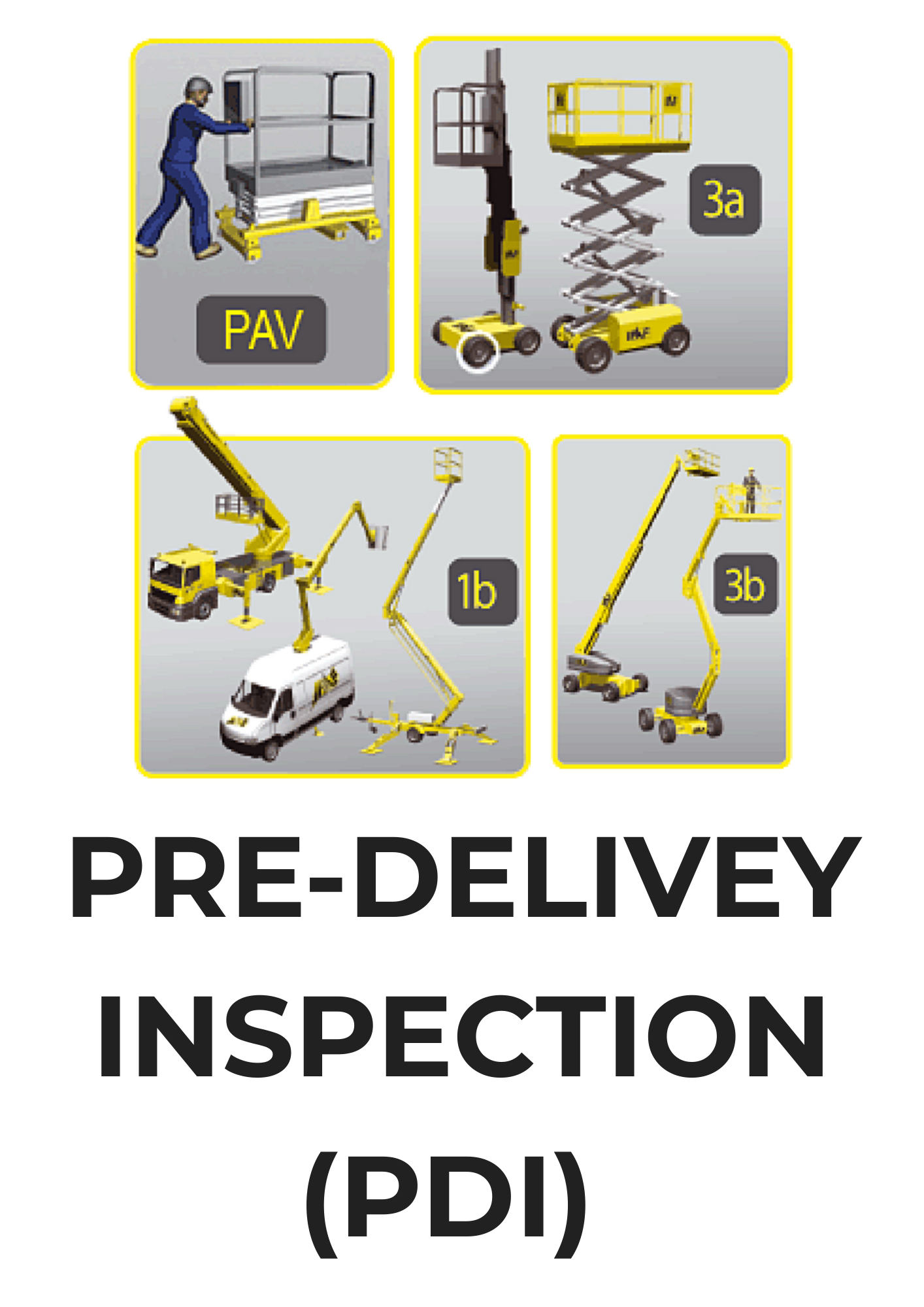 IPAF Pre-Delivey Inspection (PDI)